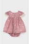 Newborn Baby Girl Embroidered Dress - 2