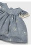 Newborn Baby Girl Embroidered Dress - 3