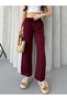 Linen Blended Loose Cut Trousers Yeni̇ket-333