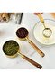 Rustic 4-Piece Measuring Spoon Set – 15 Ml, 60 Ml, 80 Ml, 125 ml Metal Kitchen Measuring Spoons - 3