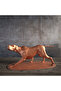 Bronz İngiliz Pointer 3d Figür