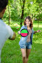 2 Players Beach Tennis Velcro Ball Toss Catch Game Multicolor Functional Design Lightweight Construction - 8