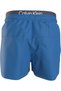 Double Waistband Men's Shorts Swimwear Blue - 2