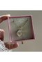 Mirrored and Pearlescent Angel Cover Necklace I Steel - 5
