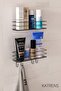 Banyor Adhesive Bathroom Shelf, 2-Pack Bathroom Organizer, Shower Shelf Organizer Shampoo Holder, Metal