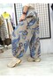 Shawl Pattern Elastic Waist Viscose Fabric Shalwar Trousers - 8