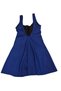Glowzia United Slip Shorts Navy Blue Women's Swimsuit - 2