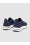 Knitwear Navy Blue Men's Sports Shoes - 3