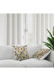 Daisy Punch Embroidery Pattern Digital Printed Nature Themed Decorative 2-Piece Throw Pillow - Pillowcase - 4