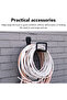 Garden Hose Holder Water Hose Holder Universal Heavy Duty Rust Resistant Metal Garage Wall Hooks ... - 6