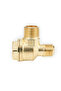 16/14/10mm Air Compressor Check Valve Zinc Alloy 3 Port Check Valve Male Thread Connector Tool Ai... - 5