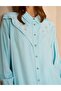 Embroidered Viscose Tunic Nile Green - 8