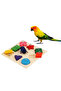 Parrot Educational Toys Parrot Interactive Training Toys Wooden Block Birds Puzzle Toy Bird Supplies - 6