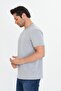 Men's Cotton Crew Neck T-Shirt Gray 5014-g - 4