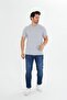 Men's Cotton Crew Neck T-Shirt Gray 5014-g - 5