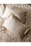 Jules Double Personality 100% Cotton Ruffle Duvet Cover Set - Beige - 6