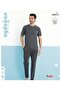 Aydogan Men's 100% Cotton Short Sleeve Pajama Set - 3