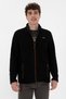 Men's Black Fleece Knitted Cardigan 50290594-Vr046
