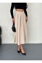Summer Double (Dumbbell) Fabric Pleated Long Skirt Dblpi̇leli̇-009 - 7