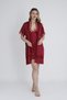 Women Satin Nightgown Dressing Gown Suit Shorts Set 6 Pieces Bridal Dowry Set (Without Box) - 2