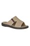 25Y Trv Mink Men's Genuine Leather Daily Slippers