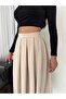 Summer Double (Dumbbell) Fabric Pleated Long Skirt Dblpi̇leli̇-009 - 6