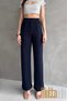 Women S High Waist Palazzo Pants with Velcro Closure - Colorful, Stylish and Relaxed Fit