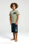 Boy's Green Pajama Set 50310801 -Vr054 - 3