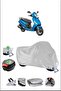 HERO DASH125 REAR BAG LOCK COMPATIBLE WATERPROOF MOTORCYCLE TARPAULIN-GRAY