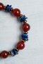 Certified Lapis Lazuli and Red Agate Natural Stone Bracelet - 4