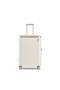 Dynasty 67cm 4 Double Wheel Hardcase Check-in Luggage Trolley White Sand