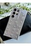 Galaxy S24 Ultra Compatible 3D Mini Bow Design Silicone Case with Toy - 2