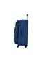 Beaumont Lite Large Softside Expandable 90cm Check-In Luggage Trolley Blue - 8