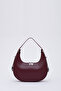 Claret Red Shk110 Special Adjustable Strap Zippered Hand, Arm and Shoulder Bag L:17 W:27 W:7 cm