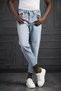Cotton Stone Wash Boyfriend (Mom Jean) Jeans - 2