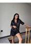 Silk Satin Pajamas Set with Shorts-M - 6