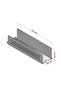 Modern Bathroom Shower Shelf, Metal, 37X10 Cm, Black, with Shampoo and Toothbrush Holder - 5