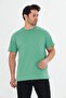 Men's Cotton Crew Neck Oversize T-Shirt Green 5015-Y