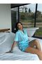 Pajamas Silk Satin with Shorts Set-Xl - 5