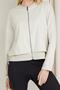 Women's Double Color Zippered Sports Jacket - 6