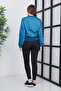 Women's Double Fabric Zippered Sports Jacket - 6