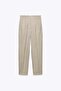 Beige High Waist Women's Trousers Mg2425 - 6