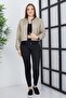Women's Double Fabric Zippered Sports Jacket