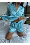 Pajamas Silk Satin with Shorts Set-Xl - 2