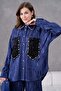 Women's Pocket Detailed Jacquard Shirt Double Set - 6