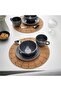 SVARTVIDE Place mat, cork/patterned, 35 cm - 4