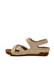 Beige Velcro Lightweight Women's Sandals 02-380 Z - 2