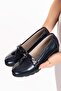 Women's Genuine Leather Wedge Heel Comfortable Stylish Mom Shoes Ell.6821 - 6