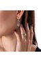 Mini Water Drop Women's 2-Piece Jewelry Set Earrings Necklace Set Copper Hand Made Crystal Stone Does Not Turn Black - 2