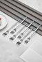 Silver Color 410 Steel Cutlery Set 6 Pieces Dessert & Fruit Motifs - 2